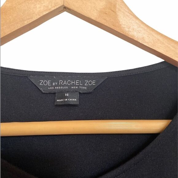 Rachel Zoe | Zip Neck Bell Sleeve Dress 14 - Picture 4 of 8